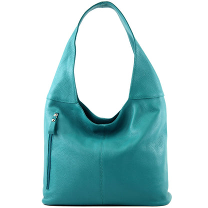 modamoda de T155 Damen Leder Shopper Schultertasche Large handmade in Italy