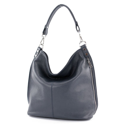 modamoda de - T177 -  ital. Damen Schultertasche aus Leder