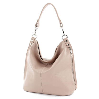 modamoda de - T177 -  ital. Damen Schultertasche aus Leder