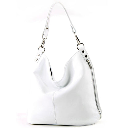 modamoda de - T177 -  ital. Damen Schultertasche aus Leder