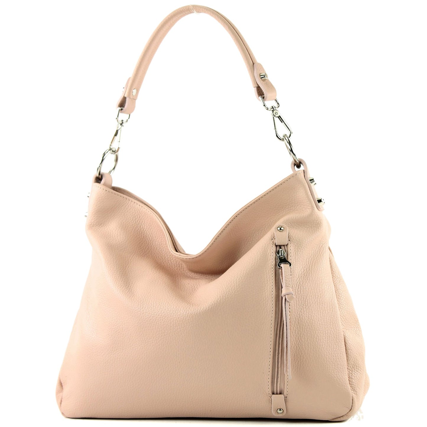 modamoda de T183 Damen Schultertasche Handtasche Tragetasche Echtleder Groß handmade in Italy