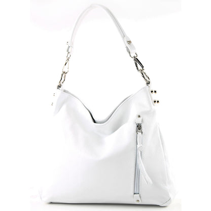 modamoda de T183 Damen Schultertasche Handtasche Tragetasche Echtleder Groß handmade in Italy