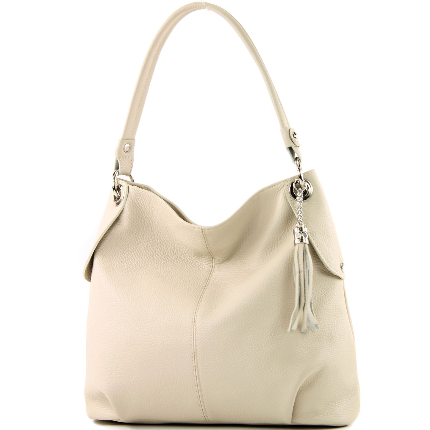 modamoda de T185 Damen Leder Schultertasche Handtasche handmade in Italy