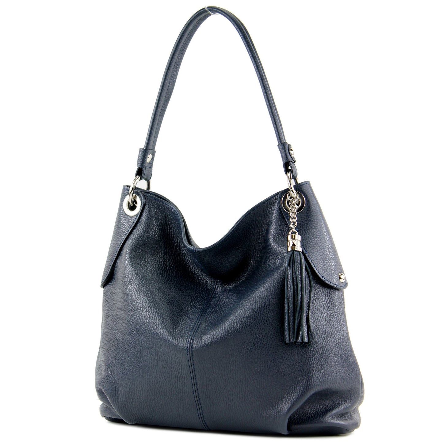 modamoda de T185 Damen Leder Schultertasche Handtasche handmade in Italy