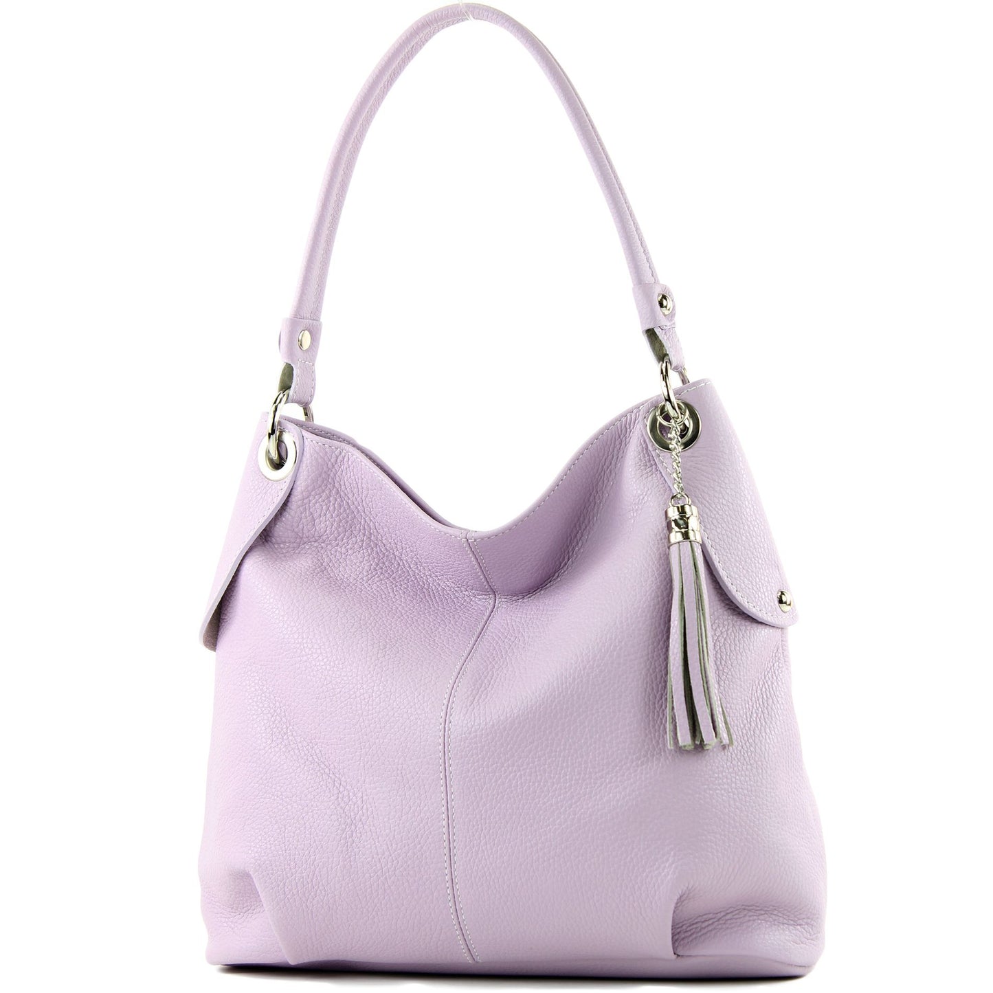 modamoda de T185 Damen Leder Schultertasche Handtasche handmade in Italy
