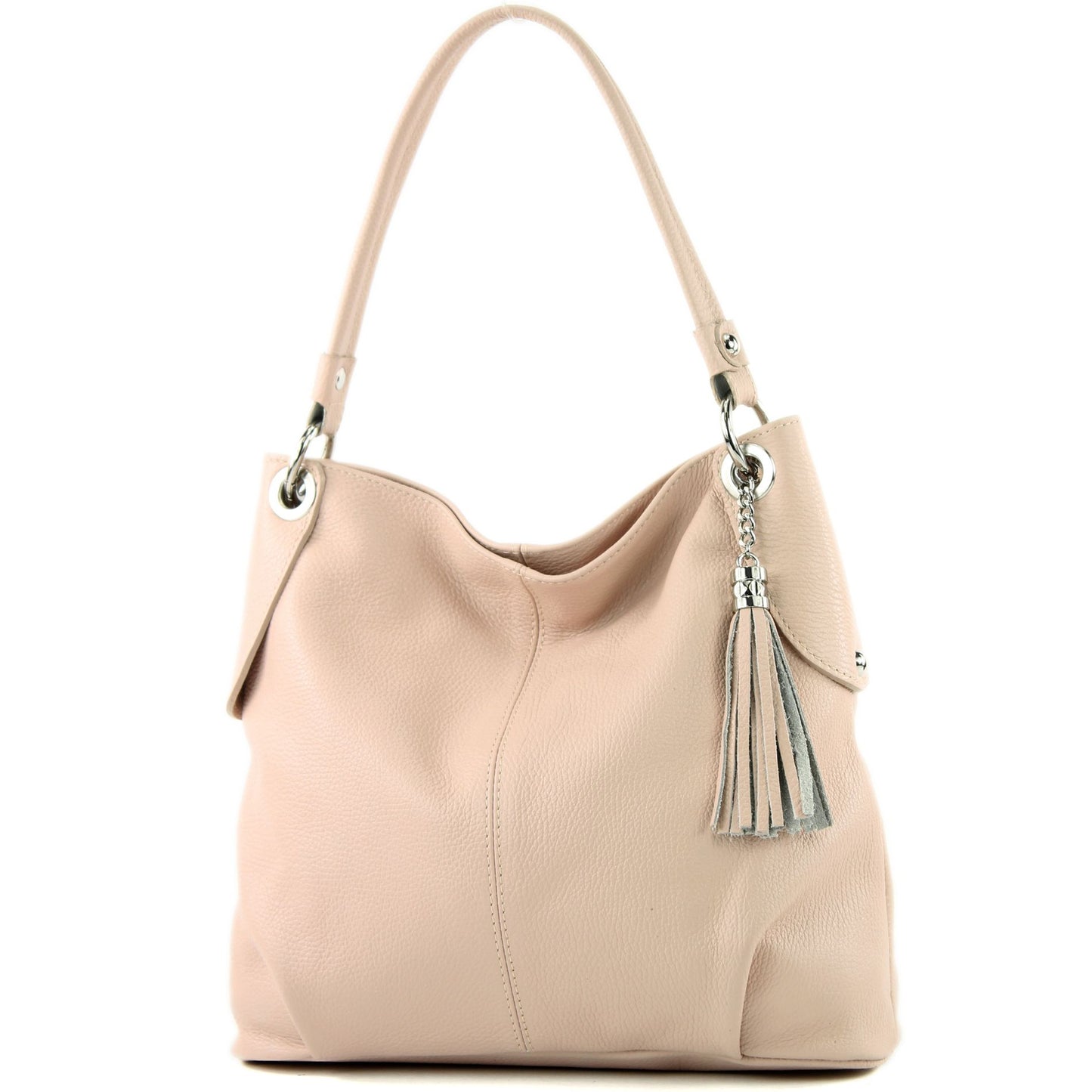 modamoda de T185 Damen Leder Schultertasche Handtasche handmade in Italy