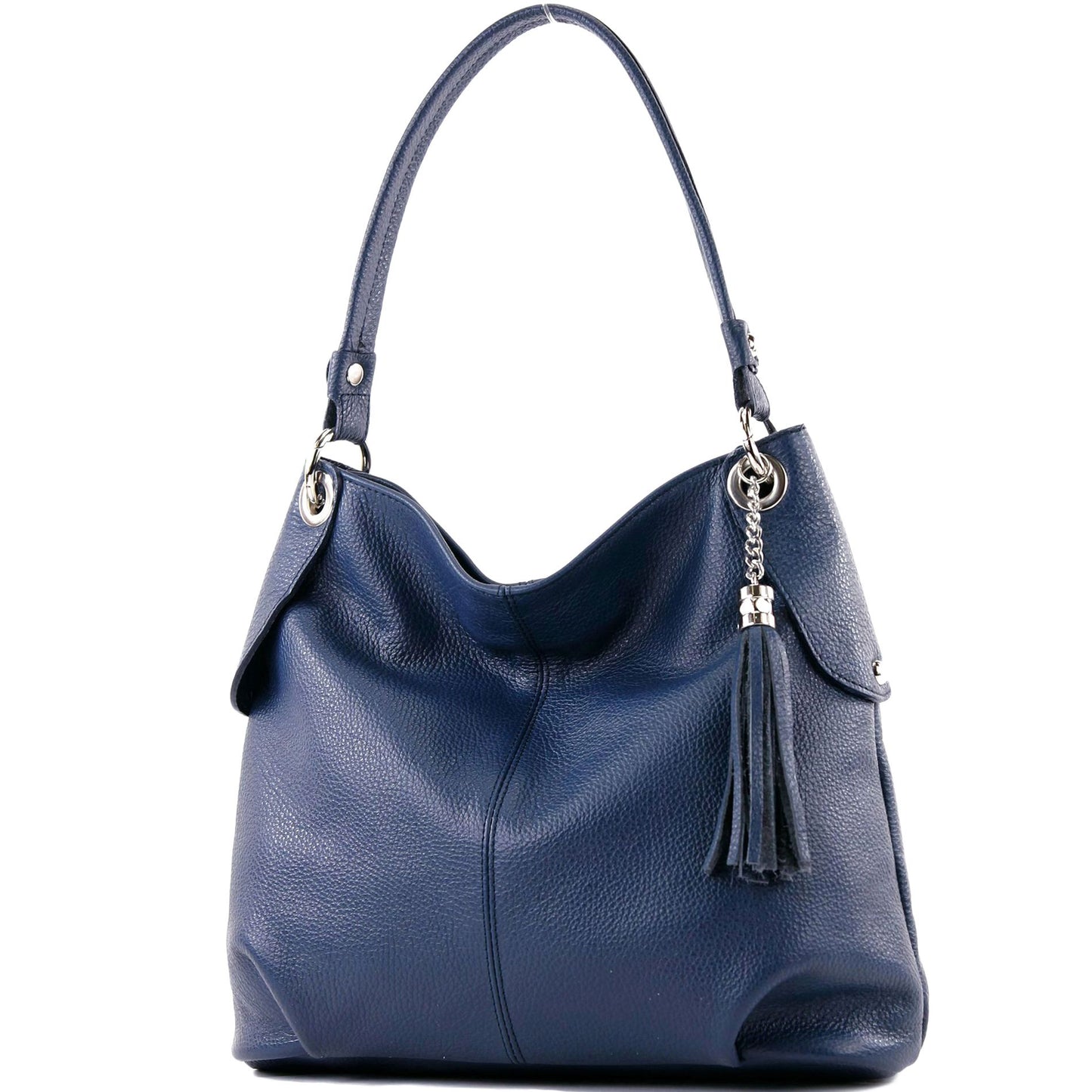 modamoda de T185 Damen Leder Schultertasche Handtasche handmade in Italy