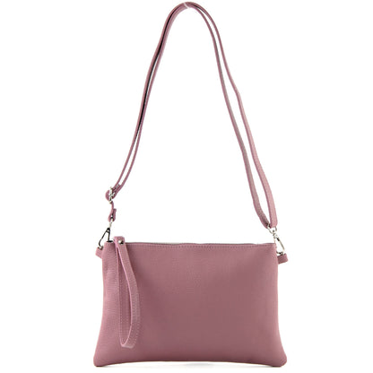 modamoda de T186 Damen Leder Clutch Umhängetasche Abendtasche handmade in Italy