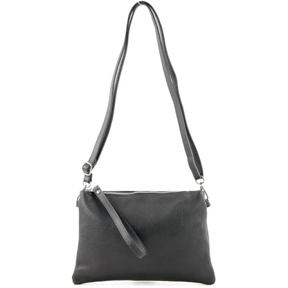 modamoda de T186 Damen Leder Clutch Umhängetasche Abendtasche handmade in Italy