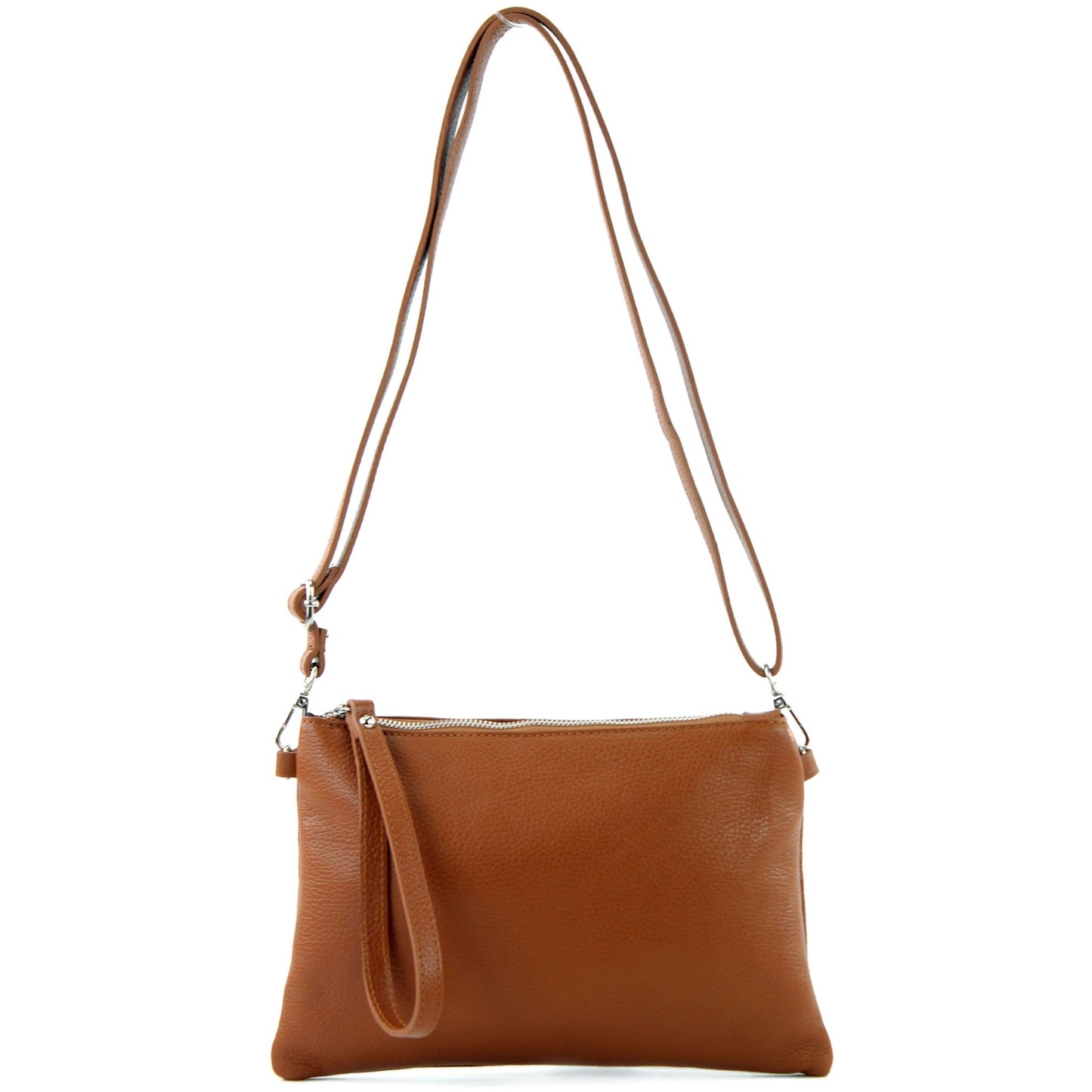 modamoda de T186 Damen Leder Clutch Umhängetasche Abendtasche handmade in Italy