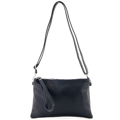 modamoda de T186 Damen Leder Clutch Umhängetasche Abendtasche handmade in Italy