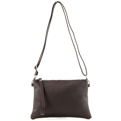 modamoda de T186 Damen Leder Clutch Umhängetasche Abendtasche handmade in Italy