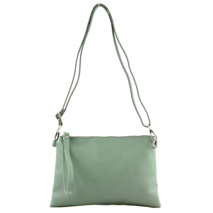 modamoda de T186 Damen Leder Clutch Umhängetasche Abendtasche handmade in Italy