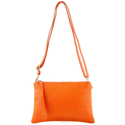 modamoda de T186 Damen Leder Clutch Umhängetasche Abendtasche handmade in Italy