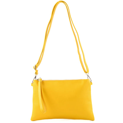 modamoda de T186 Damen Leder Clutch Umhängetasche Abendtasche handmade in Italy