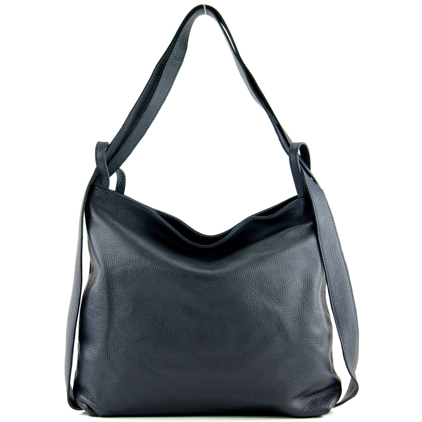 modamoda de T192 Damen Leder Rucksack Schultertasche 2in1 handmade in Italy