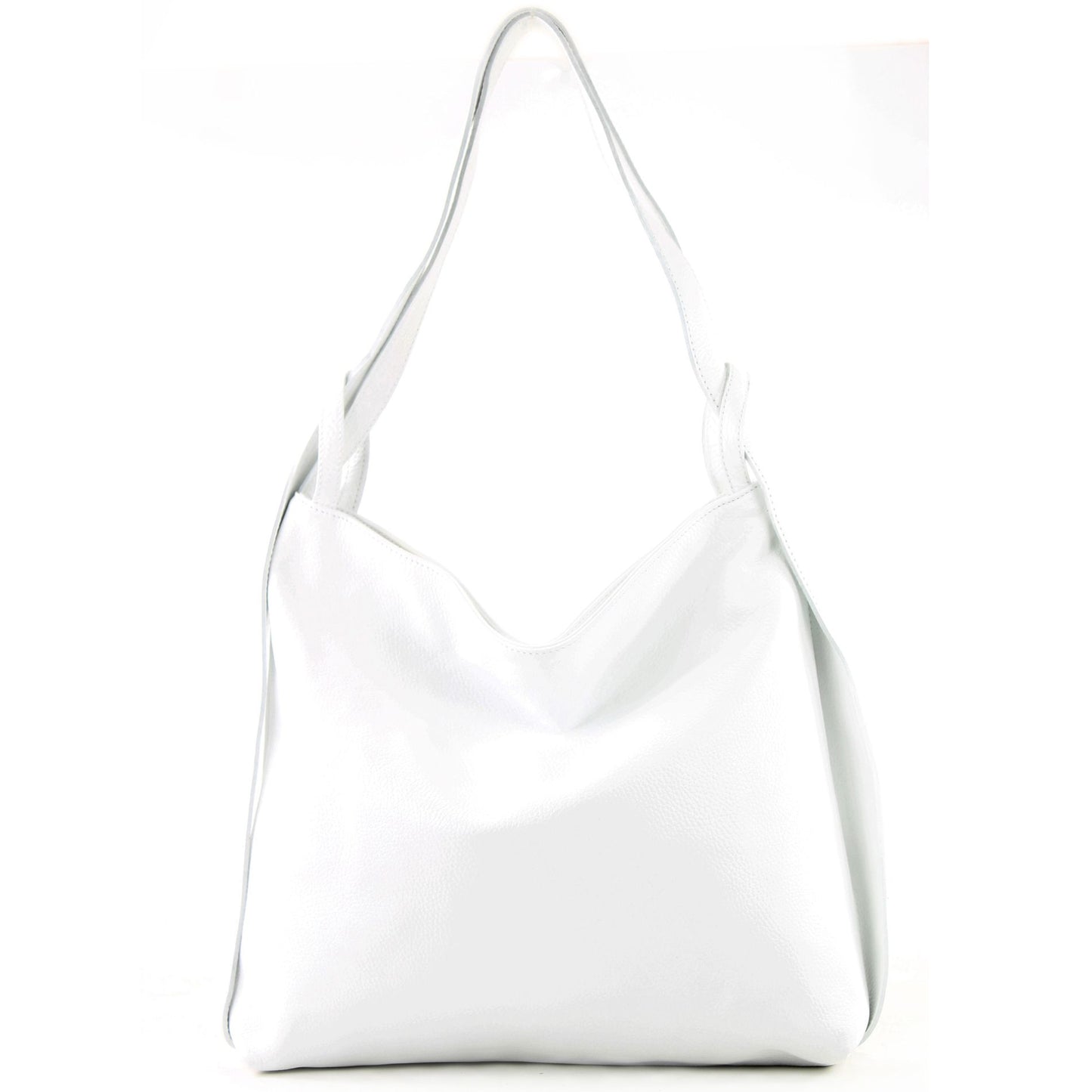 modamoda de T192 Damen Leder Rucksack Schultertasche 2in1 handmade in Italy