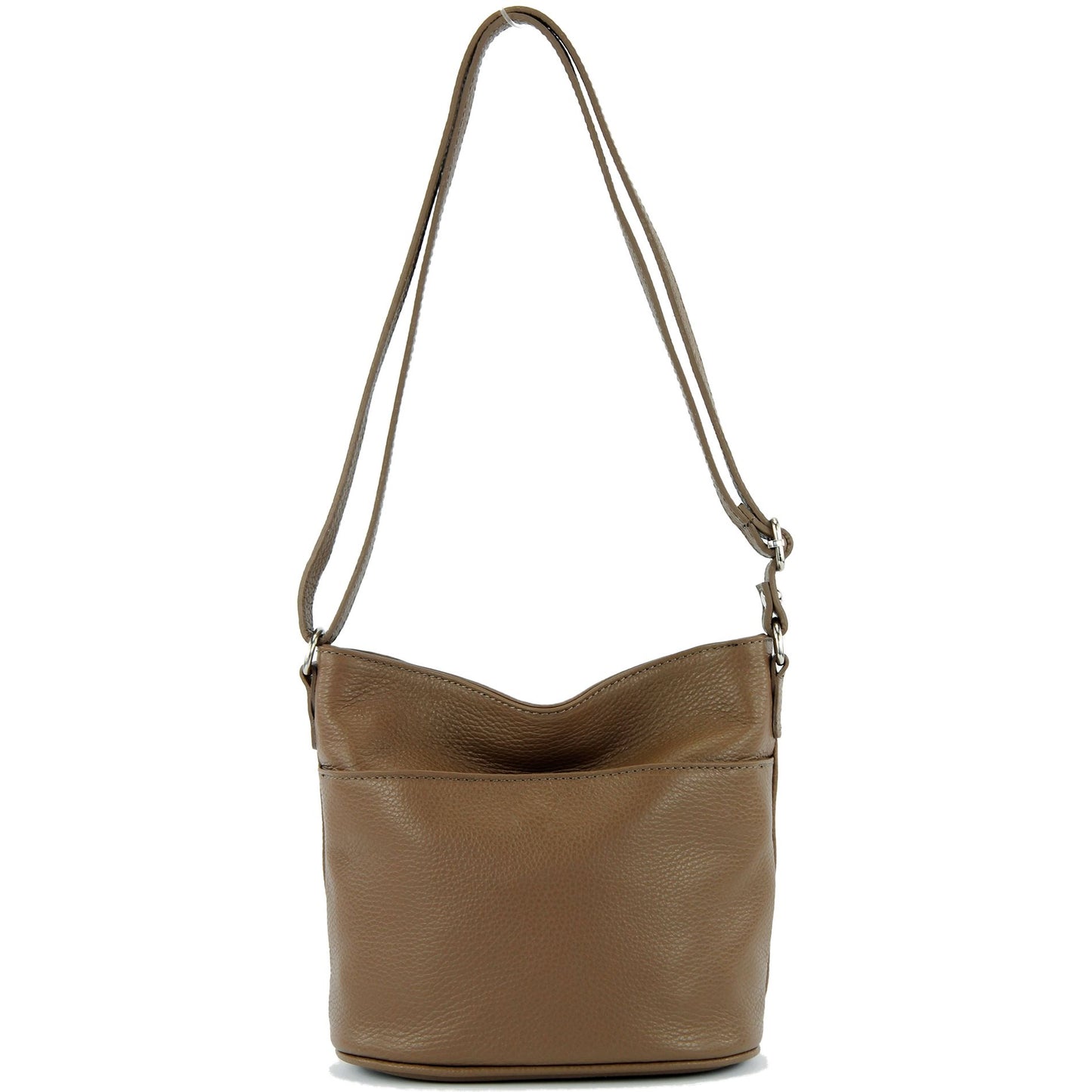 modamoda de T198 kleine Damen Leder Umhängetasche Schultertasche handmade in Italy