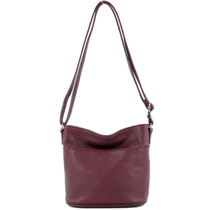 modamoda de T198 kleine Damen Leder Umhängetasche Schultertasche handmade in Italy