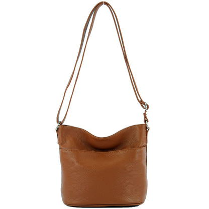 modamoda de T198 kleine Damen Leder Umhängetasche Schultertasche handmade in Italy