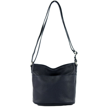 modamoda de T198 kleine Damen Leder Umhängetasche Schultertasche handmade in Italy
