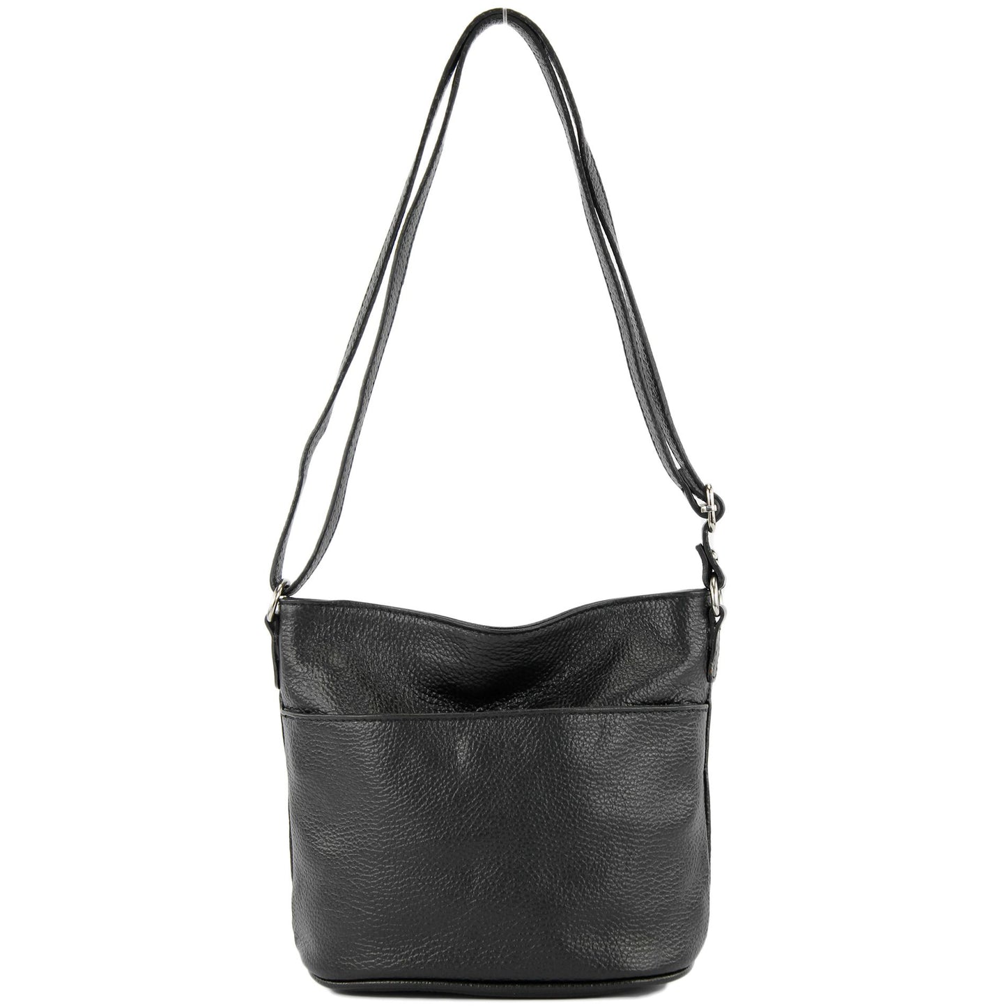 modamoda de T198 kleine Damen Leder Umhängetasche Schultertasche handmade in Italy