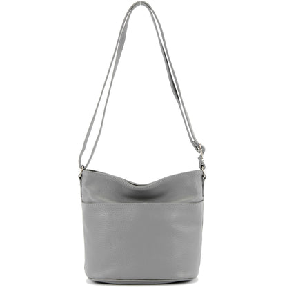 modamoda de T198 kleine Damen Leder Umhängetasche Schultertasche handmade in Italy