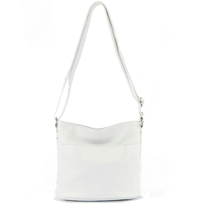 modamoda de T198 kleine Damen Leder Umhängetasche Schultertasche handmade in Italy