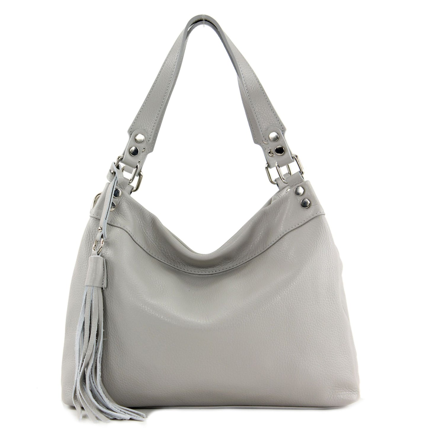 modamoda de T201 Damen Leder Schultertasche Handtasche handmade in Italy