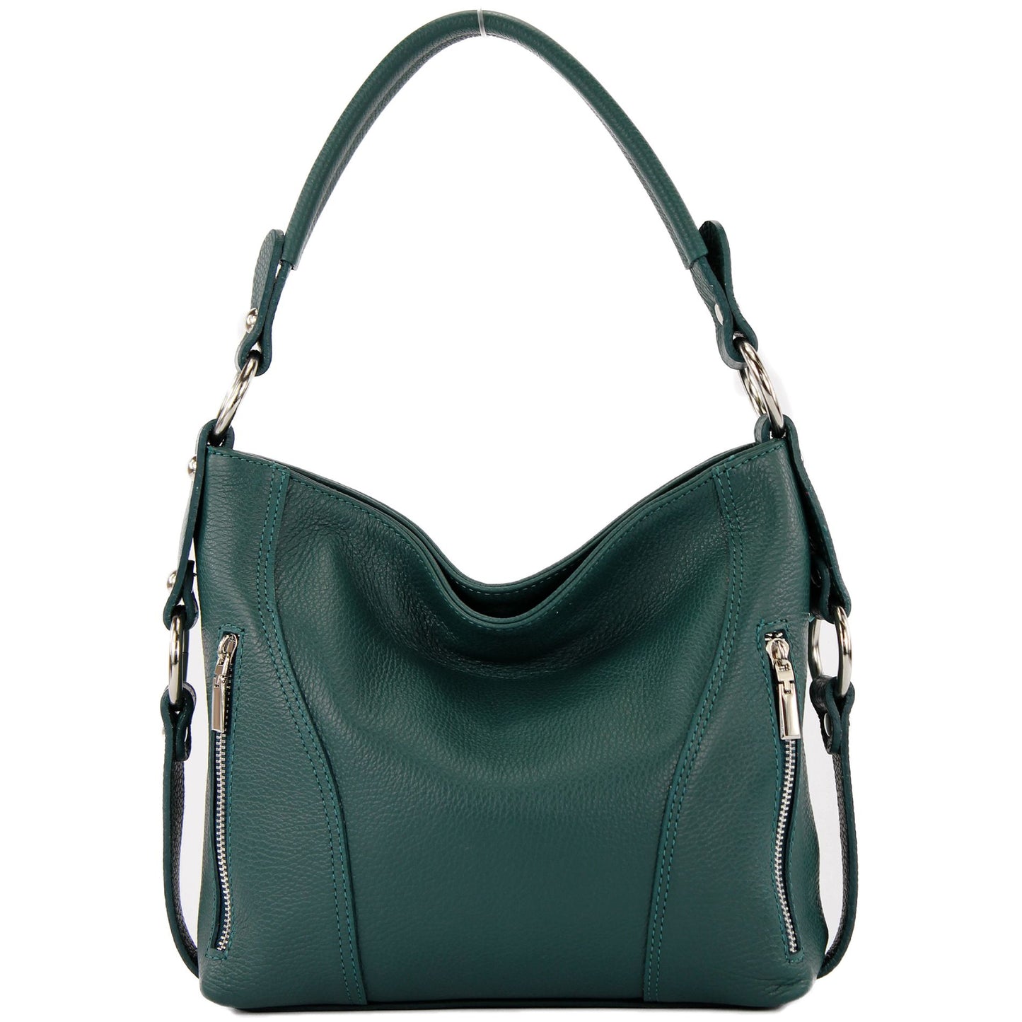 modamoda de T202 Damen Leder Henkeltasche Schultertasche handmade in Italy