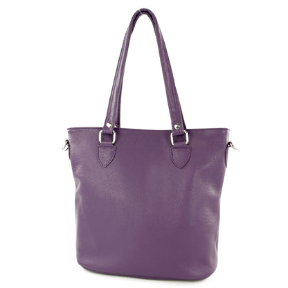 modamoda de - T215 -  Italienische Ledertasche Shopper Large