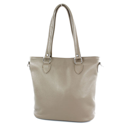 modamoda de - T215 -  Italienische Ledertasche Shopper Large
