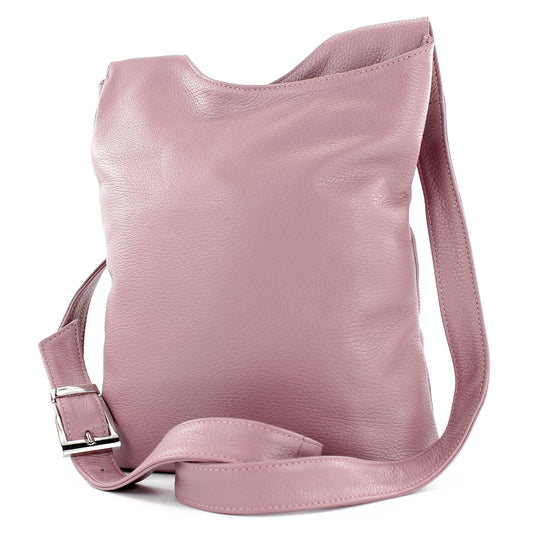 modamoda de T221 Damen Leder Umhängetasche Schultertasche Medium handmade in Italy