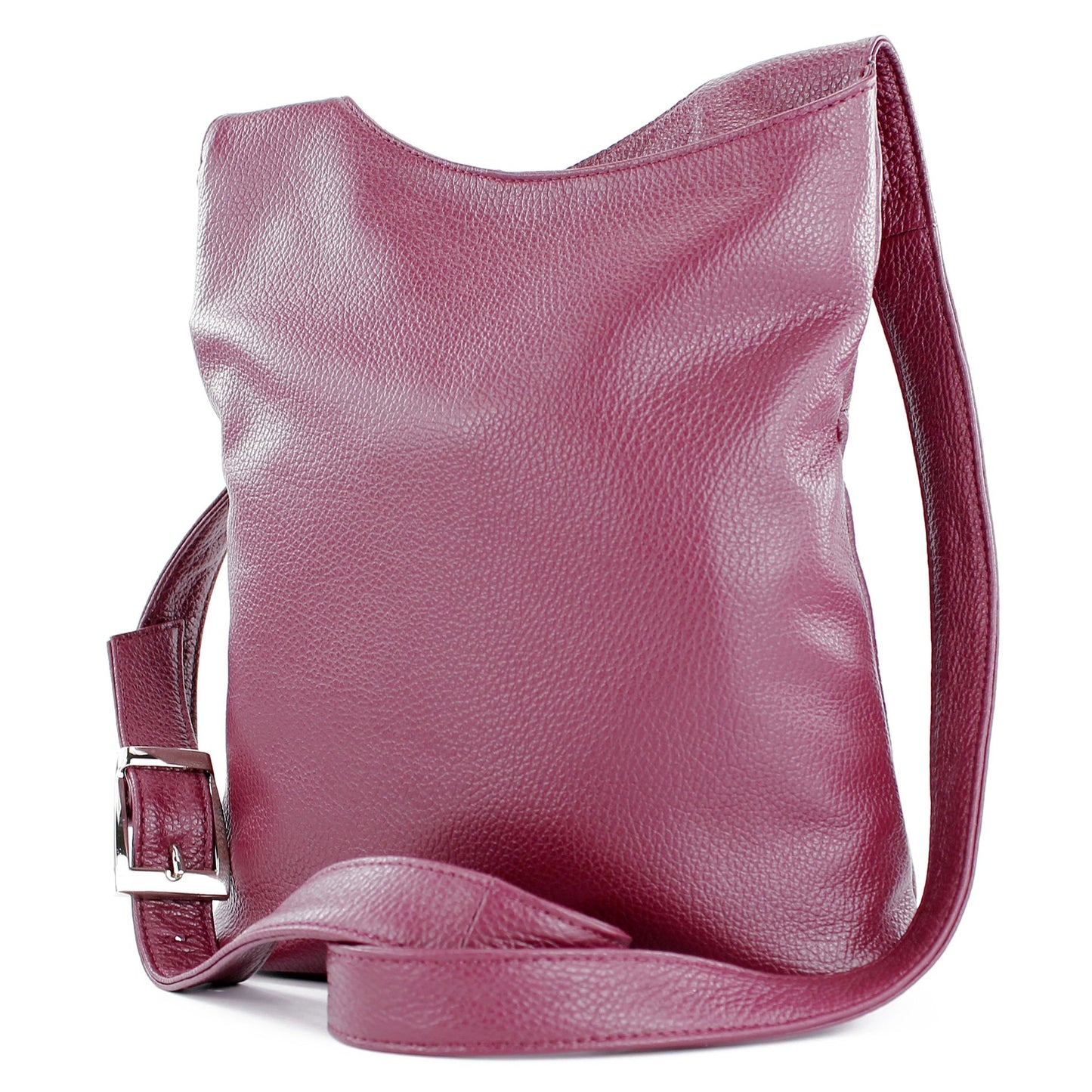 modamoda de T221 Damen Leder Umhängetasche Schultertasche Medium handmade in Italy