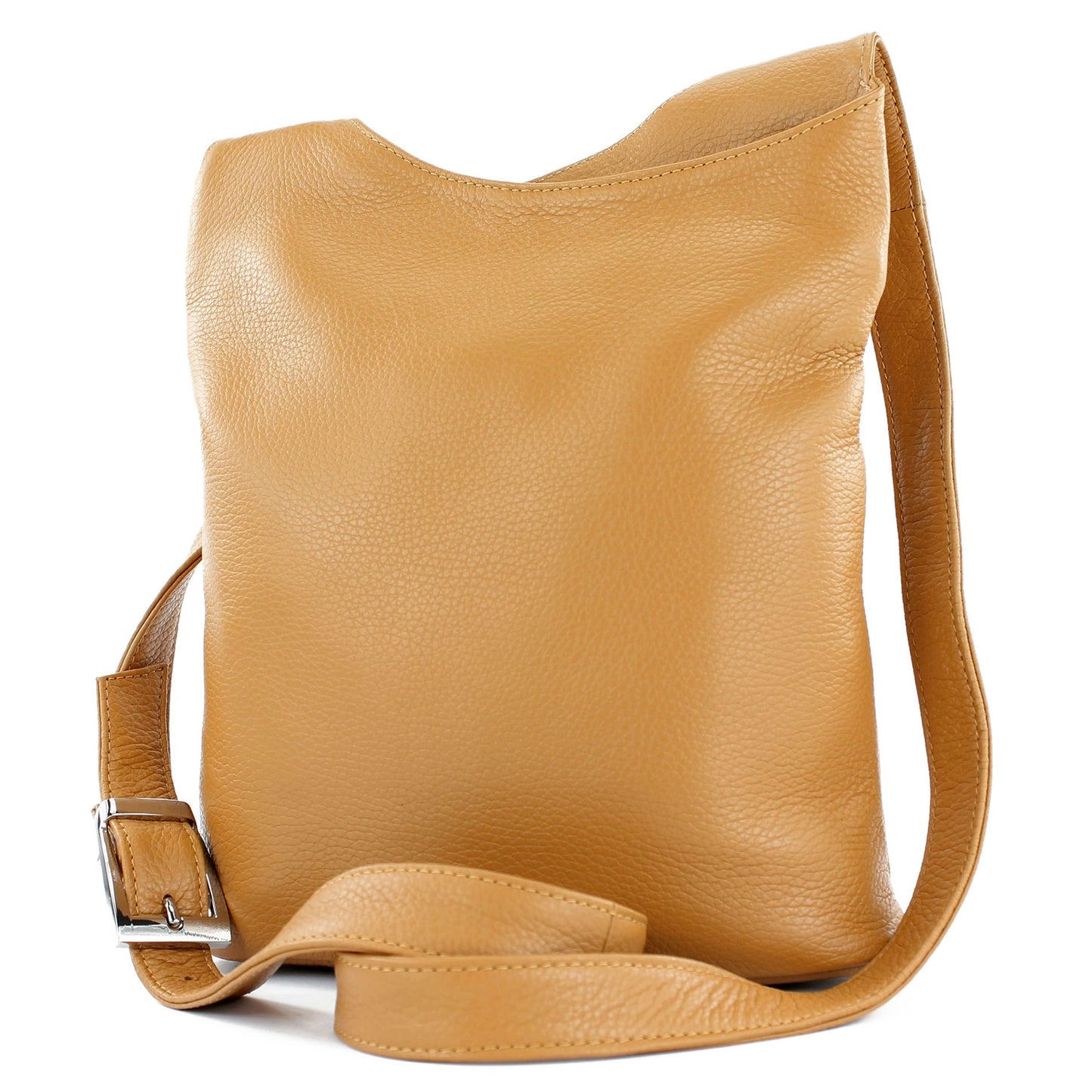 modamoda de T221 Damen Leder Umhängetasche Schultertasche Medium handmade in Italy