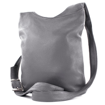 modamoda de T221 Damen Leder Umhängetasche Schultertasche Medium handmade in Italy