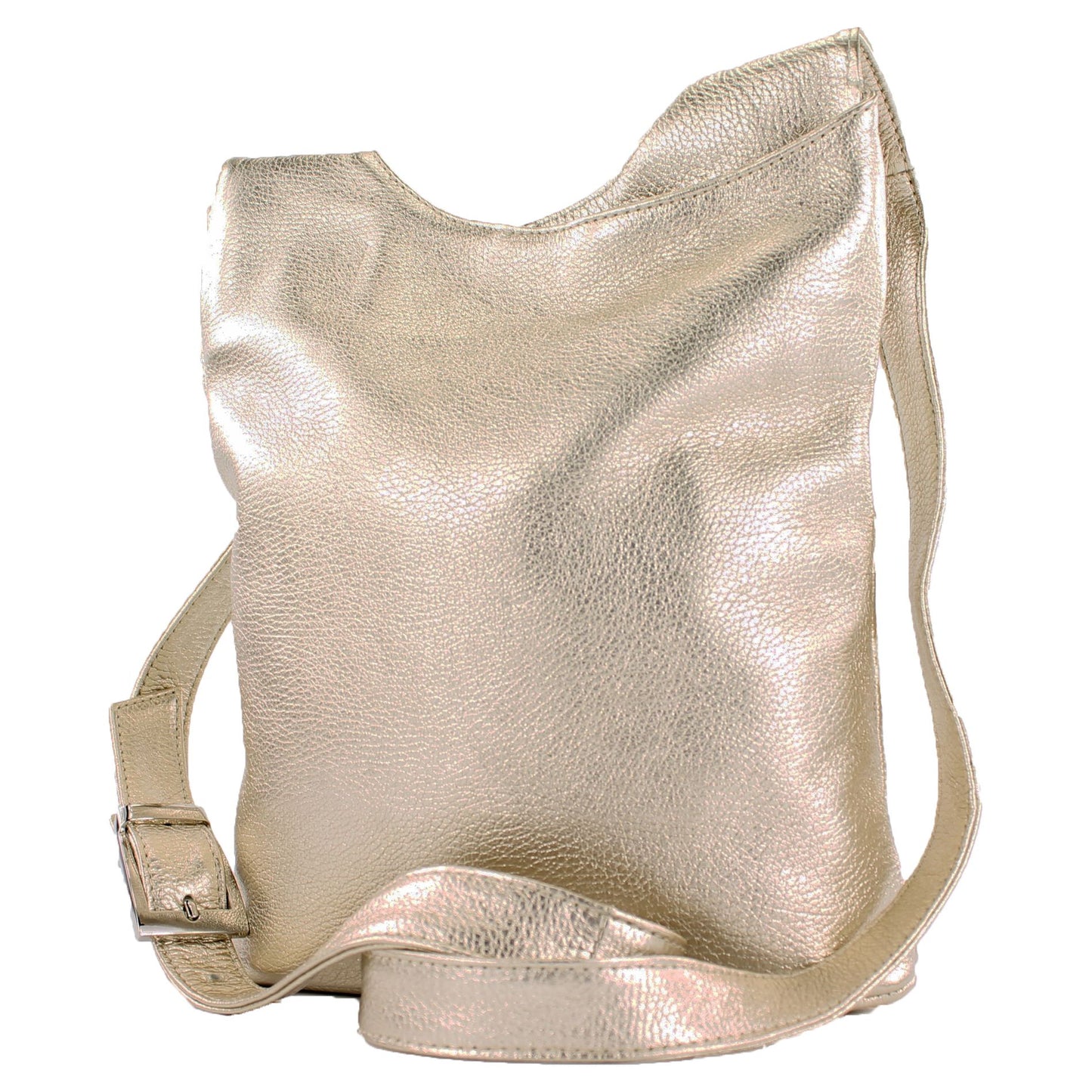 modamoda de T221 Damen Leder Umhängetasche Schultertasche Medium handmade in Italy