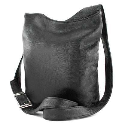 modamoda de T221 Damen Leder Umhängetasche Schultertasche Medium handmade in Italy