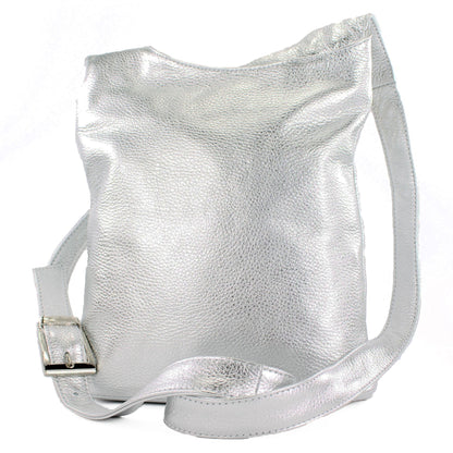 modamoda de T221 Damen Leder Umhängetasche Schultertasche Medium handmade in Italy