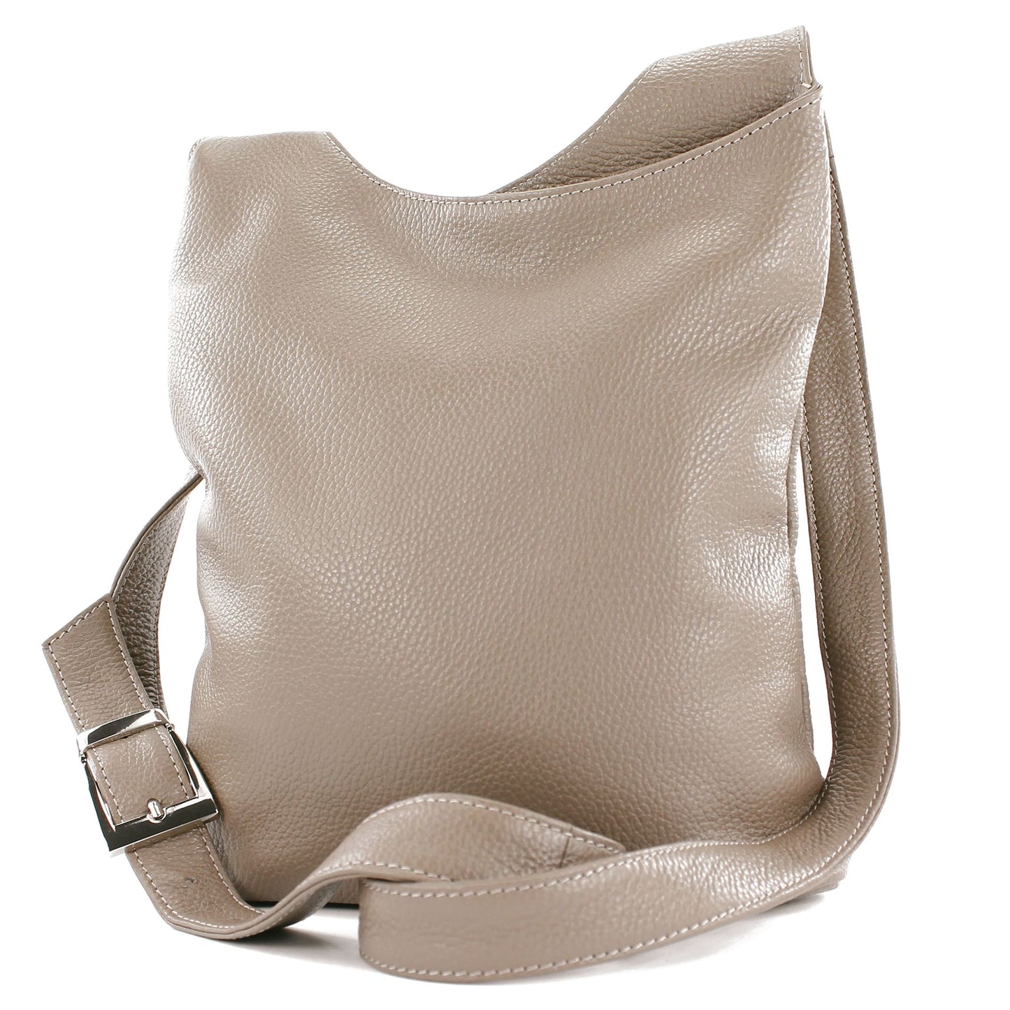 modamoda de T221 Damen Leder Umhängetasche Schultertasche Medium handmade in Italy