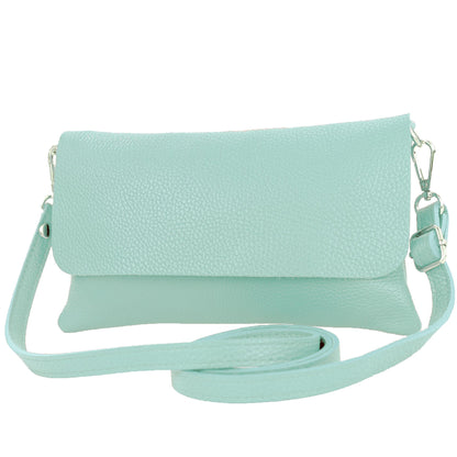 modamoda de - T226 -  ital. Leder Clutch Umhängetasche Klein Small