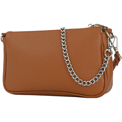 modamoda de - T237 - Umhängetasche Klein Small aus ital. Leder