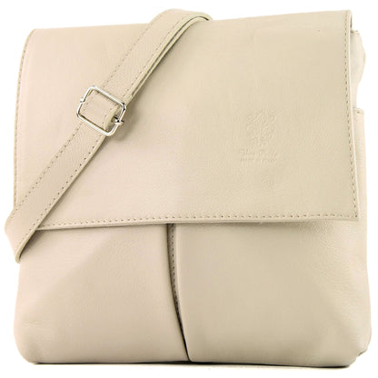 modamoda de T63 Damen Nappaleder Umhängetasche Schultertasche handmade in Italy
