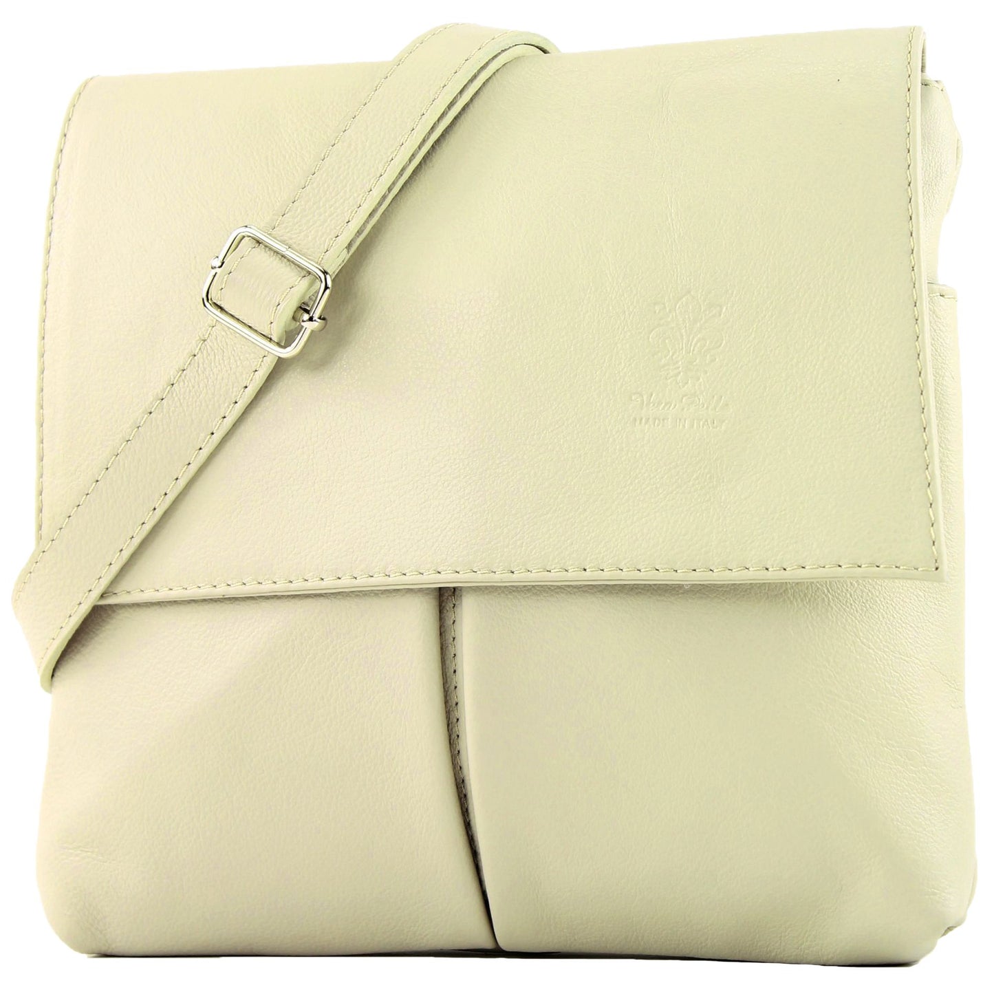 modamoda de T63 Damen Nappaleder Umhängetasche Schultertasche handmade in Italy