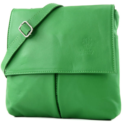 modamoda de T63 Damen Nappaleder Umhängetasche Schultertasche handmade in Italy