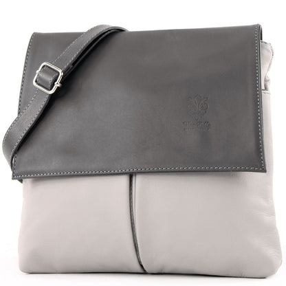 modamoda de T63 Damen Nappaleder Umhängetasche Schultertasche handmade in Italy
