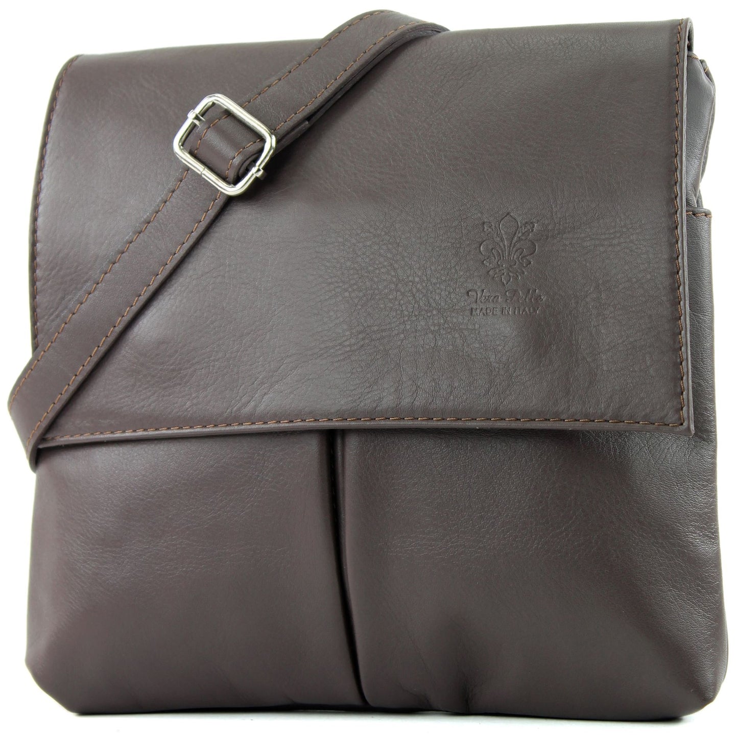 modamoda de T63 Damen Nappaleder Umhängetasche Schultertasche handmade in Italy
