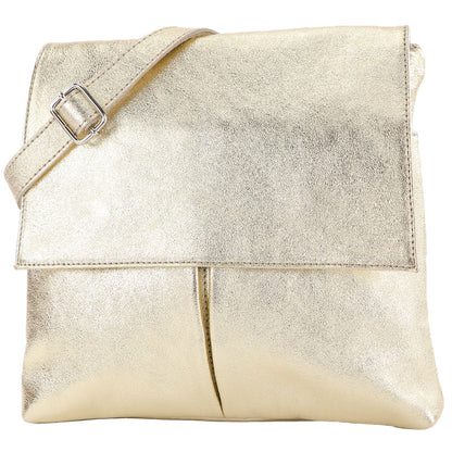 modamoda de T63 Damen Nappaleder Umhängetasche Schultertasche handmade in Italy
