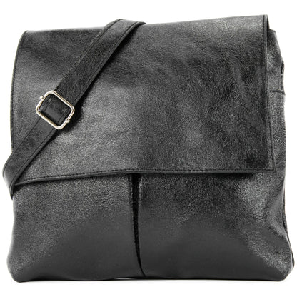 modamoda de T63 Damen Nappaleder Umhängetasche Schultertasche handmade in Italy