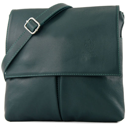 modamoda de T63 Damen Nappaleder Umhängetasche Schultertasche handmade in Italy